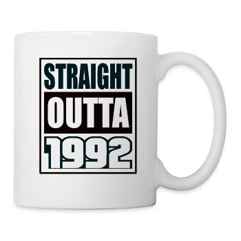Straight Outta 1992 Birthday 1992 Born 1992 - Mug - white - Right
