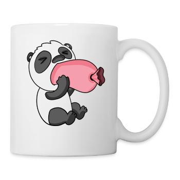 Cow Sausage Motif Funny - Mug - white - Right