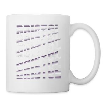 Bristol England UK City Font Skyline Home - Mug - white - Right