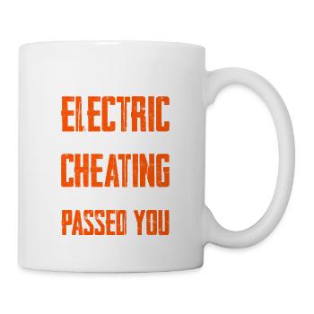 It's Electric, It's Cheating, I Just Passed You 2 - Tasse - Weiß - Rechts