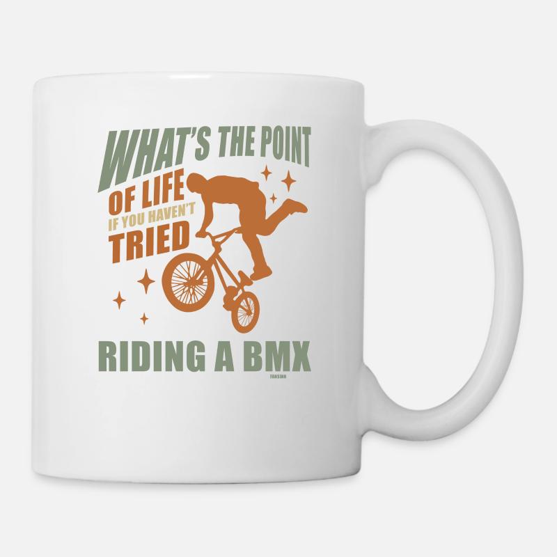 BMX BMX Rider BMX Piste - Mug blanc - blanc