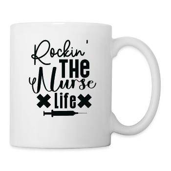 Rockin The Nurse Life - Mug - white - Right
