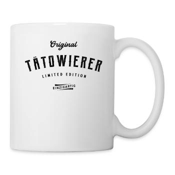 Tätowierer Limited Edition Tattoostudio Lustiges - Tasse - Weiß - Rechts