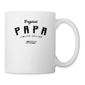 Papa Limited Edition Vatertag Lustiges Vater - Tasse - Weiß - Rechts