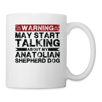 Über Anatolische Hirtenhund Sprechen - Tasse - Weiß - Rechts