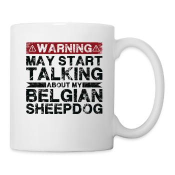 Speaking of belgian Shepherd - Mug - white - Right