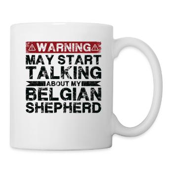 Speaking of belgian Shepherd - Mug - white - Right
