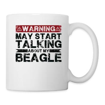 Speaking of beagles - Mug - white - Right