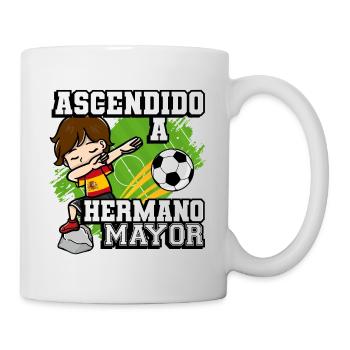 Ascendido A Hermana Mayor Footballer - Mug - white - Right