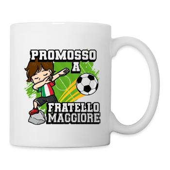 Promoted to Big Brother Football Player - Mug - white - Right