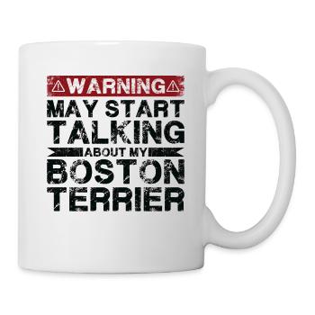 Apropos Boston Terrier - Tasse - Weiß - Rechts