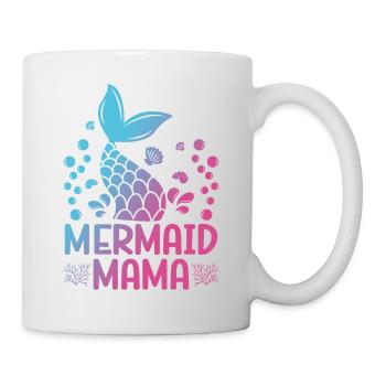 Mermaid Mama Fantasy Mermaid Story - Mug blanc - blanc - Droite