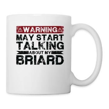 Talk about Briard - Mug - white - Right