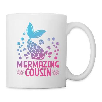 Mermazing Cousin Fantasy Mermaid Story - Mug - white - Right