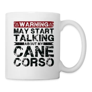 En parlant de Cane Corso - Mug blanc - blanc - Droite