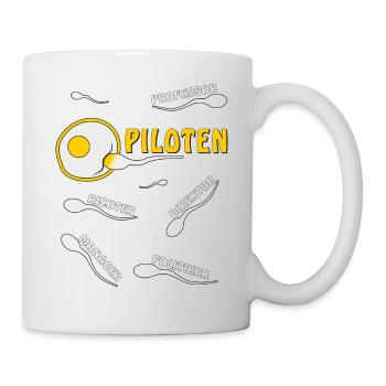 PILOTES - Mug blanc - blanc - Droite