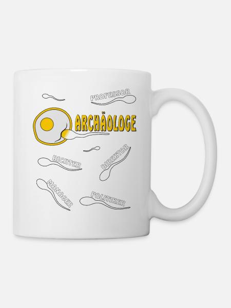 ARCHÄOLOGE - Tasse - Weiß