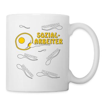 SOZIALARBEITER - Tasse - Weiß - Rechts