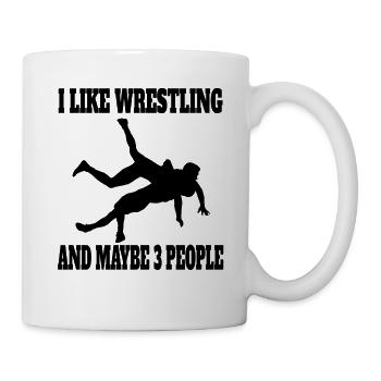 Wrestling Funny Gift Wrestling Spell Wrestling - Mug - white - Right