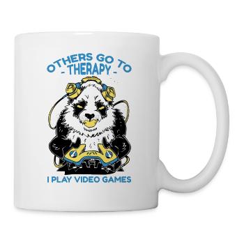 Others Go To Therapy I Play Video Games - Mug - white - Right