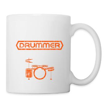 Don't Pick A Fight With A Drummer 4 - Mug - white - Right