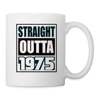 Straight Outta 1975 Birthday 1975 Born 1975 - Mug - white - Right