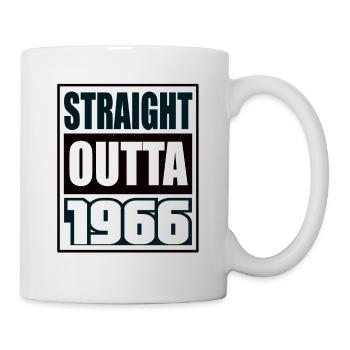 Straight Outta 1966 Geburtstag 1966 Geboren 1966 - Tasse - Weiß - Rechts