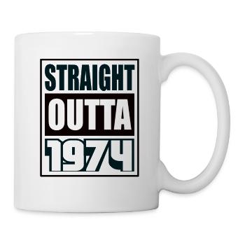 Straight Outta 1974 Birthday 1974 Born 1974 - Mug - white - Right