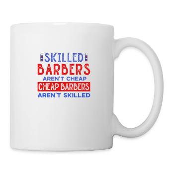 Friseur Spruch Geschenk Friseursalon Friseur - Tasse - Weiß - Rechts