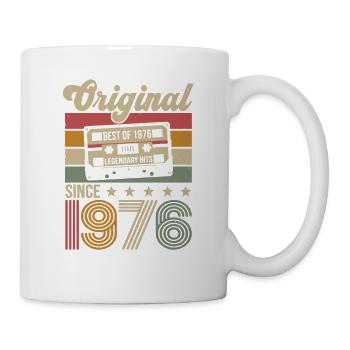 Vintage Geburtstag Original Geschenkidee 1976 - Tasse - Weiß - Rechts