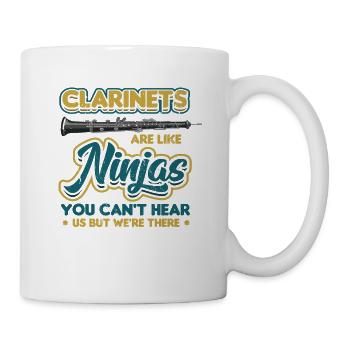 Les clarinettes sont comme des ninjas Marching Band - Mug blanc - blanc - Droite
