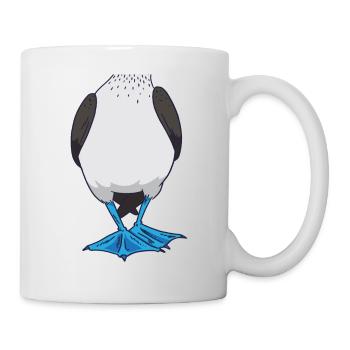 Booby Vogel Lustiges Halloween Kostüm - Tasse - Weiß - Rechts