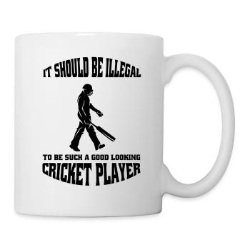 L’équipe de cricket dit cricket fan cricket cadeau - Mug blanc - blanc - Droite