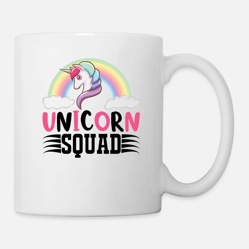 Unicorn Squad Unicorn - Tasse - Weiß