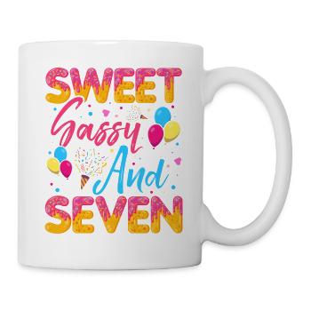 Sweet Sassy Und Seven Sprinkles Köstlicher - Tasse - Weiß - Rechts