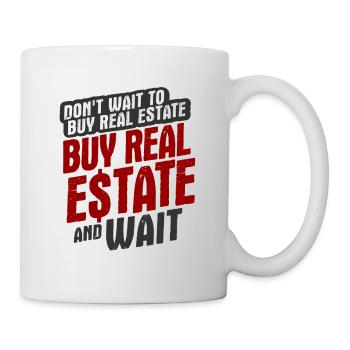 Immobilien-Händler Für Immobilien-Makler - Tasse - Weiß - Rechts