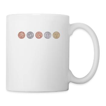 Introverted But Willing To Discuss Coins Coin Coll - Tasse - Weiß - Rechts