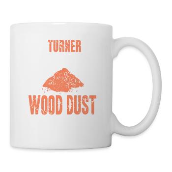 J’adore l’odeur de la poussière de bois dans le rétro du matin - Mug blanc - blanc - Droite