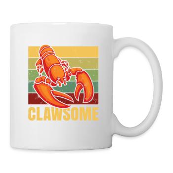 Klauenhaftes Krabben-meeresfrüchte-design Für - Tasse - Weiß - Rechts