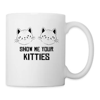 Show me your kitties - Mug - white - Right