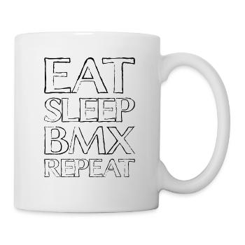 Eating Sleep Bmx - Mug - white - Right