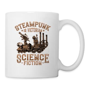 Steampunk Is Victorian Science Fiction - Mug - white - Right