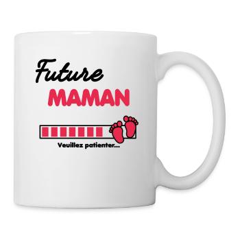future Maman - Mug blanc - blanc - Droite