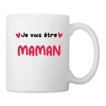 je vais être Maman cadeau naissance future maman - Mug blanc - blanc - Droite