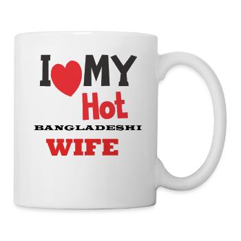 I Love My Hot Bangladeshi Wife - Mug - white - Right