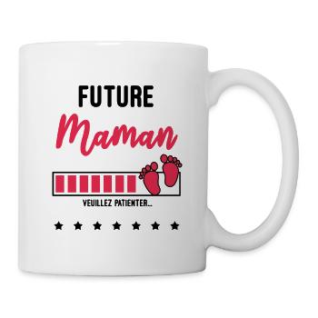 future Maman - Mug blanc - blanc - Droite