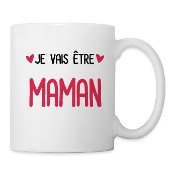 je vais être Maman Annonce grossesse future maman - Mug blanc - blanc - Droite