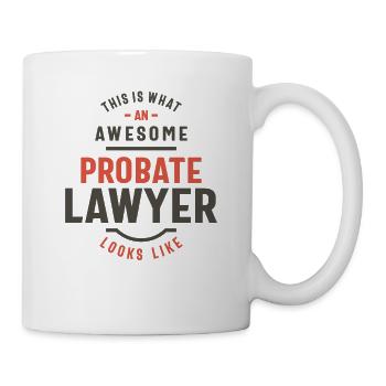 Funny Awesome Probate Lawyer Job Occupation - Mug - white - Right
