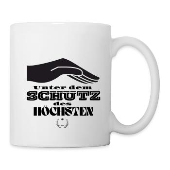 Der Schutz des Höchsten - Tasse - Weiß - Rechts