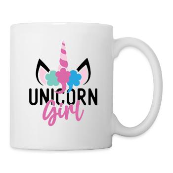 Licorne Fille Licorne - Mug blanc - blanc - Droite